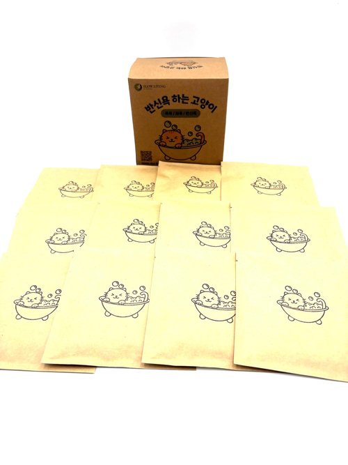 Slow Living Beauty Organic Mugwort Bath Water additive for Women's Healty, Beauty and Moist Skin 12 Packs
