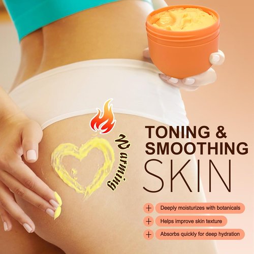 Skiennix Caffeine Hot Cream - Skin Tightening Cellulite Cream for Butt & Thighs | 5.5 Oz