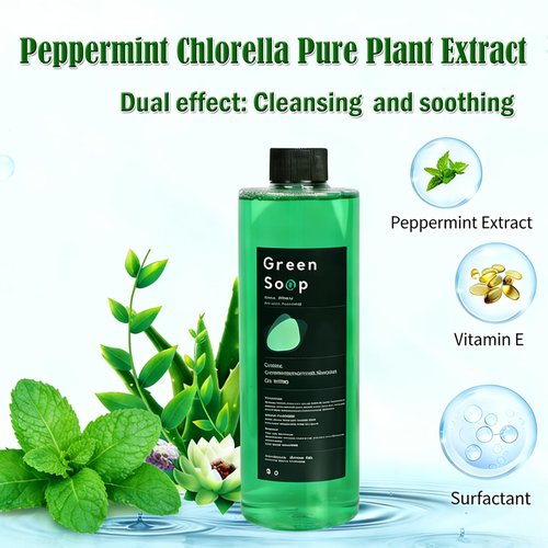 16.9oz Green Soap Tattoo Kit, Urknall Ultra Concentrated 16.9oz Green Soap with 8oz Squeeze Bottle for Tattooing & Piercing Care, Gentle Vegan Formula for Professional Tattoo Supplies