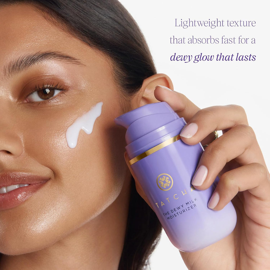 Tatcha Dewy Milk Moisturizer - Lightweight Oil-Balancing Hydration for Bouncy, Glowing Skin