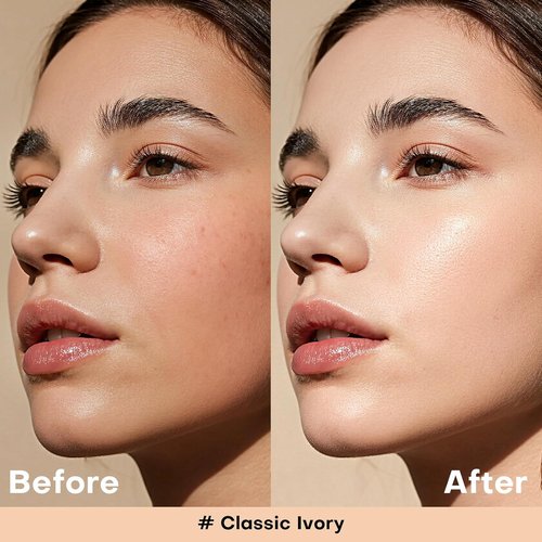 KIMUSE Color Changing Foundation - 4-in-1 Smart Shade Makeup | Waterproof & Long-Lasting Tinted Moisturizer for All Skin Tones