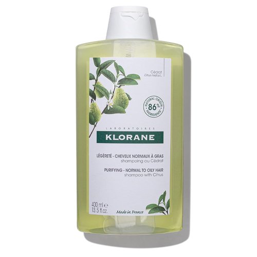 Klorane Purifying Shampoo - Citrus Formula for Clarifying & Detoxifying Hair - 13.5 fl. oz.