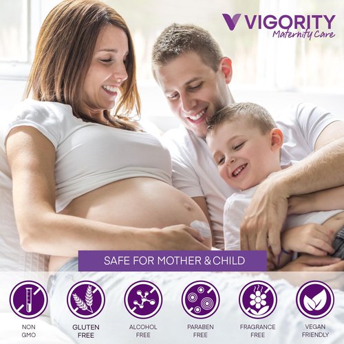 Stretch Mark Cream for Pregnant Women: Stretch Mark Treatment for Pregnancy - Belly Butter For Pregnant Women - Massage Lotion To Prevent And Repair Maternity Stretch Marks Scar - 4 Oz