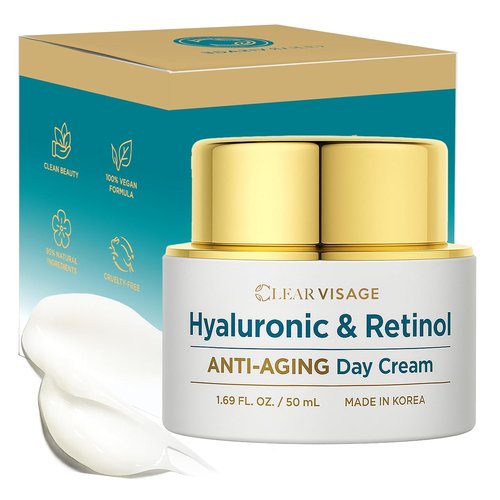 **Regine Switzerland Hyaluronic Acid & Retinol Face Moisturizer - Anti-Aging, Hydrating Formula - 1.69 Fl. Oz.**