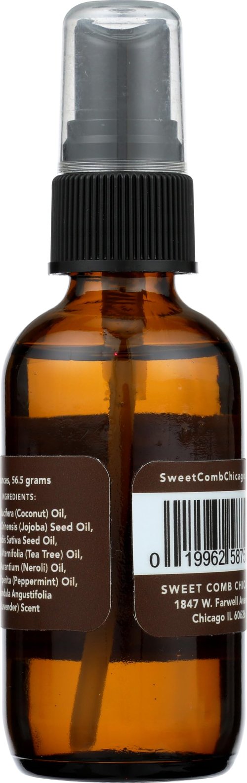 Sweet Comb Chicago Essential Beard Oil: Great for Moisturizing Men's Beards, Mustaches and Skin, Great Gift for the Bearded Man in Your Life, Birthday, Christmas