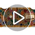 Wave Shape Peacock Feather Lotus Paisley Table Runner - 13x72 Inch Home Decor