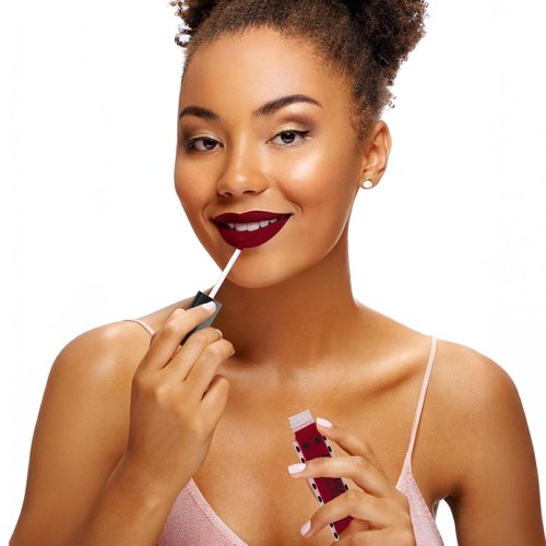 Sacha Cosmetics Intense Matte Lip Velvet Liquid Lipstick - Long-Lasting Velvet Finish, 0.2 fl oz