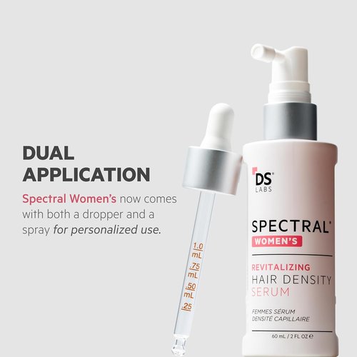 DS Labs Spectral Women's Hair Density Serum - Lightweight, Fast-Absorbing Formula for Thicker Hair | 60mL