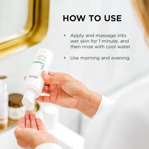 IMAGE Skincare ORMEDIC pH Balancing Facial Cleanser - Hydrating Foaming Face Wash with Aloe Vera | 6 fl oz