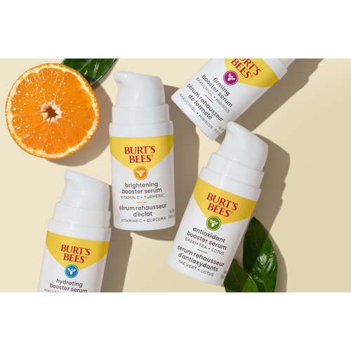 Burt's Bees Vitamin C Turmeric Facial Serum - Brightens Skin & Reduces Dark Spots, 1 oz