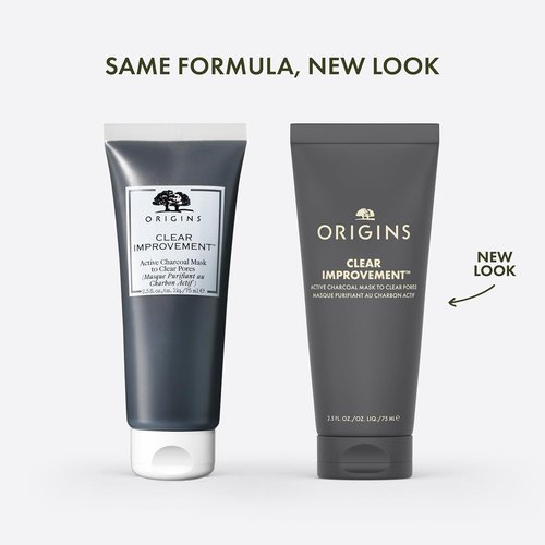 Origins Clear Improvement Active Charcoal Mask - Purifies Pores & Reduces Oil | Infused with Bamboo Charcoal