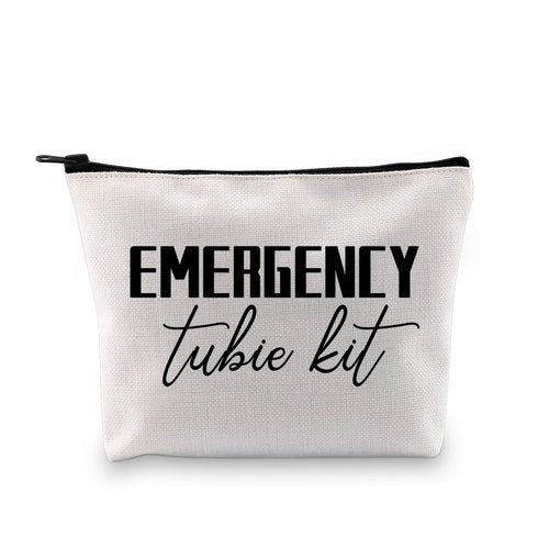Gtube Supply Bag Emergency Tubie Kit Emergency G-Tube Supplies Gtube Gift Feeding Tube Awareness Cosmetic Bag (EMERGENCY tubie kit)