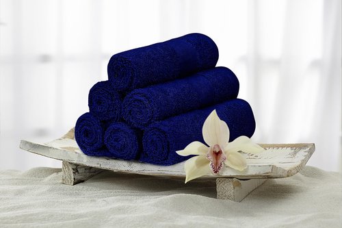 Premium Wash Cloths Pack of 12 (13" x 13") 100% Ring Spun Cotton | Luxury Washcloths | Ultra Soft Face Towels | Highly Absorbent Wash Cloths for face (Royal Blue)