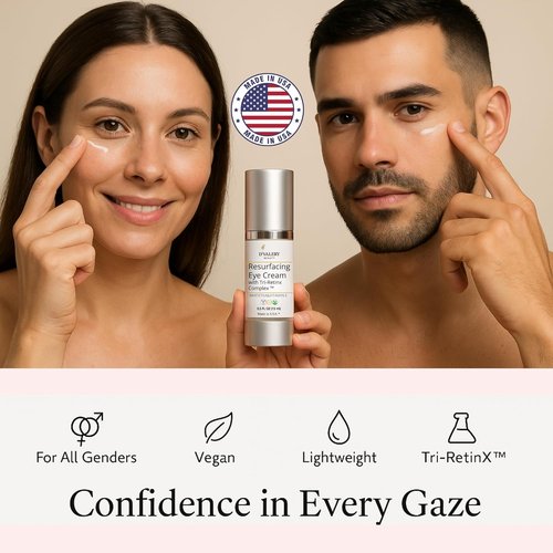 Regine Switzerland Anti-Aging Eye Cream - Hydrating Tri-RetinX Complex for Puffiness & Dark Circles - 0.5 oz