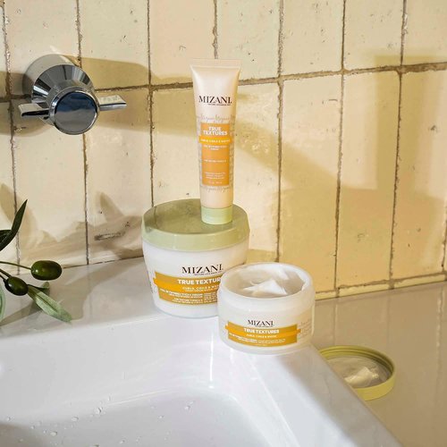 Mizani True Textures Coil Stretch Cream - Non-Drying Curl Shaping Cream for Curly & Coily Hair