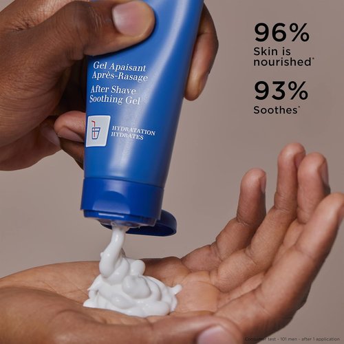 CLARINS Men After Shave Soothing Gel - Hydrating Formula for Irritations & Razor Burn | 2.5 Ounces