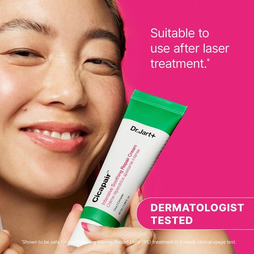 Dr.Jart+ Cicapair Face Moisturizer - Soothes Redness & Repairs Skin Barrier with Centella Asiatica | Korean Skin Care