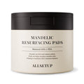 ALLSETUP AHA + PHA Exfoliating Toner Pad, Mandelic Resurfacing - 70 Sheets, Controls Oil, Smooth Skin, Refines Pores, Daily Care for Sensitive Skin
