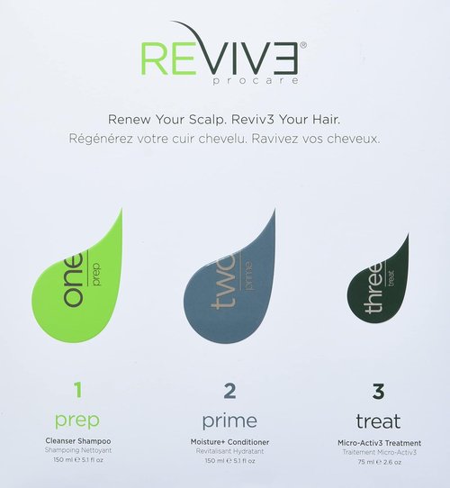 REVIV3 Procare 30-Day Trial Kit | 3-Part System for Fine, Thinning Hair - Sulfate & Paraben Free