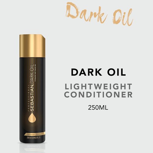 Sebastian Professional Dark Oil Conditioner - Lightweight Formula with Jojoba & Argan Oil for Silky Hair