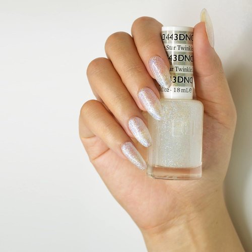 DND Gel Polish Set - Multi Glitter Collection | UV/LED Gel & Air Dry Nail Lacquer Duo, 0.5 Fl Oz Each
