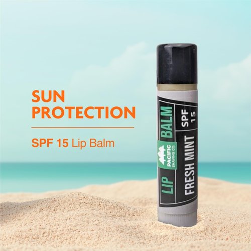 Pacific Shaving Company 2 Nick Sticks + 1 Fresh Mint Lip Balm SPF 15 - A Shave Essential - Puts Nicks in Their Place - Liquid Roll-On Applicator, Dries Clear - With Vitamin E & Aloe Vera (3 Pieces)
