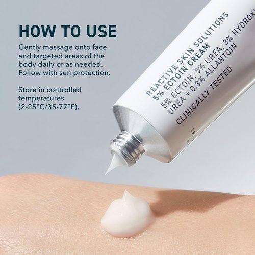 Prequel Reactive Skin Solutions - Soothing, Hydrating Face Moisturizer for Sensitive Skin. Barrier Support Cream with 5% Ectoin, Urea, and Allantoin for Extreme Dryness, Calming and Renewal