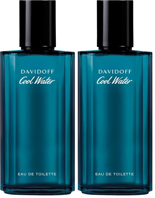 Davidoff Cool Water Cologne - Aromatic Men's Eau de Toilette with Coriander, Mint & Lavender - Long Lasting Fragrance