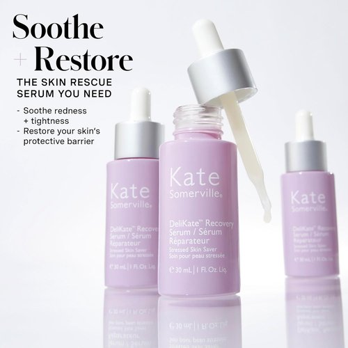 Kate Somerville DeliKate Recovery Serum - Hydrating Treatment for Irritated & Sensitive Skin, 1 Fl Oz