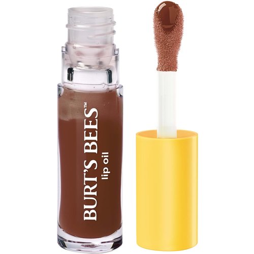 Burt's Bees Lip Oil - Golden Hour Hydration | Nourishing, Non-Sticky Formula with Jojoba Oil, 0.15 oz