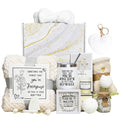 Self Care Gifts Baskets for Women, Get Well Soon Gift Box Relaxing Spa Set Care Package for Birthday, Valentines Day, Mothers Day, Christmas Gifts for Mom Girlfriend Sister Wife Grandma (Coconut)