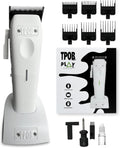 TPOB Mini Play Professional Hair Clippers - Sleek White Design for Precision Grooming