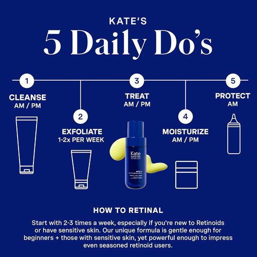 Kate Somerville Mega-A Skin Transforming Serum - Anti-Aging Formula with Hyaluronic Acid for Smooth Texture, 1 Fl. Oz