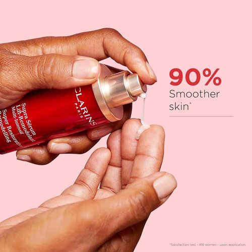 Clarins Super Restorative Anti-Aging Serum - Replenishes & Illuminates Mature Skin | Targets Dark Spots & Wrinkles