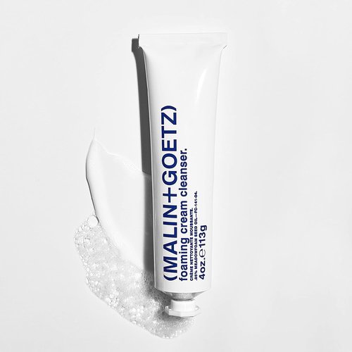 MALIN+GOETZ Foaming Cream Cleanser - Gentle Cream-to-Foam Face Wash with Jojoba Milk & Prebiotics | Vegan, pH-Balanced (4 Fl Oz)