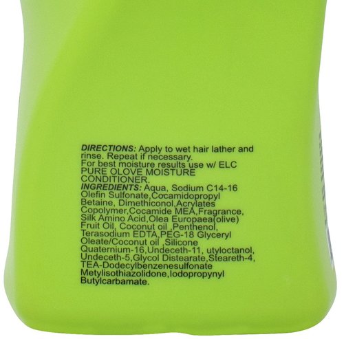 ELC Pure Olove Moisturizing Shampoo - Nourishing Formula for Soft, Hydrated Hair | 12oz