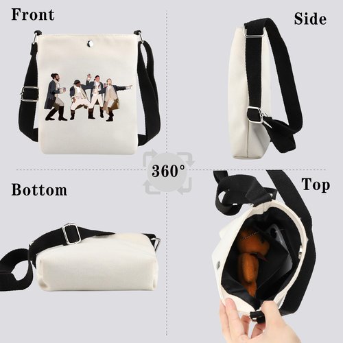 GJTIM Musical Gift Musical Theatre Makeup Bag Theatre Accessory Zipper Pouch for Musical Fans (HamMusical CB)