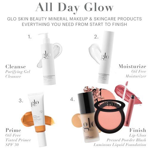 Glo Skin Beauty Blush - Flowerchild Pressed Powder for High Pigment, Natural Glow Cheeks
