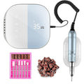 Madenia Professional Nail Drill Machine - 35,000 RPM Electric Efile Kit for Salon & Home Use | Compact Blue Design