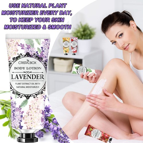 36 Pack Lotion for Dry Skin,Body Lotion for Women and Men,Valentines Day Gifts for Her,Valentines Gifts,Natural Plant Scented Body Moisturizers,Travel Size Lotion Bulk,Moisturizing Lotion Shea Butter