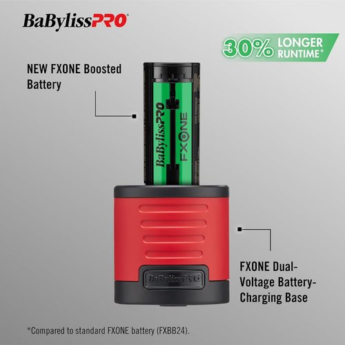 BaBylissPRO FXONE LO-PROFX Hair Clipper & Trimmer Set - Includes Charging Base & High-Capacity Battery