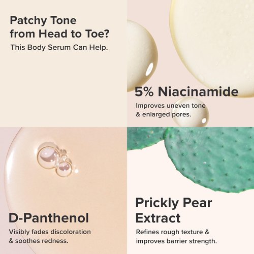 Paula's Choice 5% Niacinamide Body Treatment with Vitamin B3 & B5, Lotion for Discoloration, Redness, Wrinkles & Uneven Tone on Chest, Arms & Legs, Fragrance-free, 4 Fl Oz.