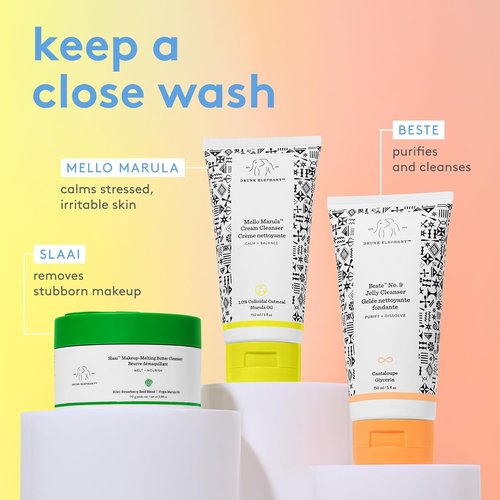 Drunk Elephant Beste No. 9 Jelly Cleanser - Travel-Size Gel Face Wash - Cruelty-Free & Dermatologist-Tested