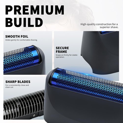 BaBylissPRO Replacement Foil & Cutter - Compatible UVFoil for Smooth Shaving | Black