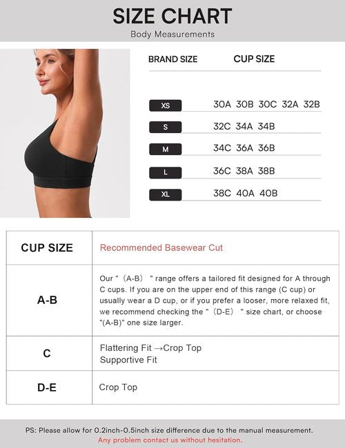 POSHDIVAH Women's Mid-Impact Sports Bra - Removable Padding & Criss Cross Back for Yoga, Running & Gym