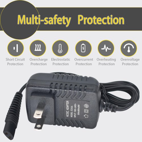 Replacment for BaByliss PRO Shaver FXFS2 Charger, 4.5V Power Adapter Compatible with BaBylissPRO Barberology Cordless Metal Double Foil Shaver FXFS2 Charging Cord