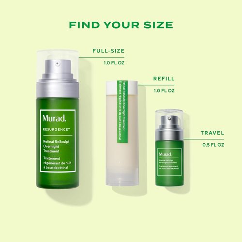 Murad Retinal ReSculpt Overnight Treatment - Advanced Face & Neck Serum for Deep Wrinkles & Sagging Skin
