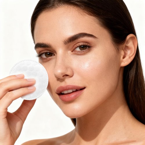 Premium Cotton Rounds for Face (500 Count), Makeup Remover Pads, 100% Pure Cotton, Chemical Free, for Sensitive Skin