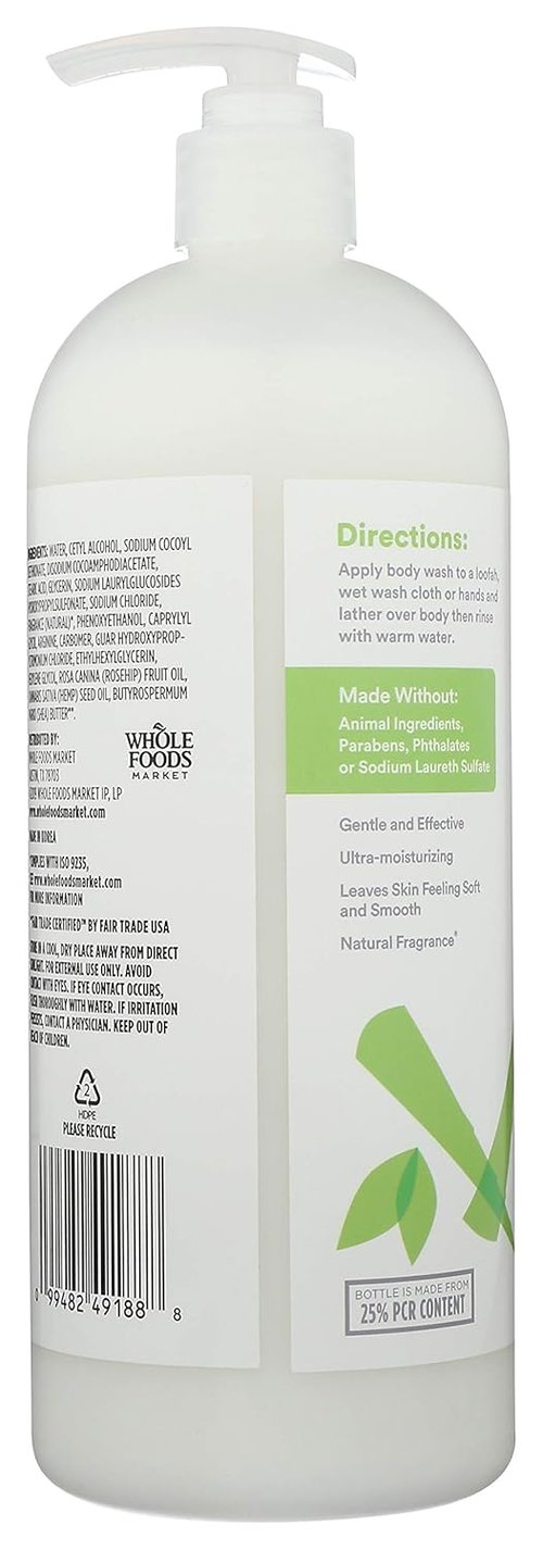 365 by Whole Foods Market Body Wash - Moisturizing Aloe & White Tea, 32 Fl Oz