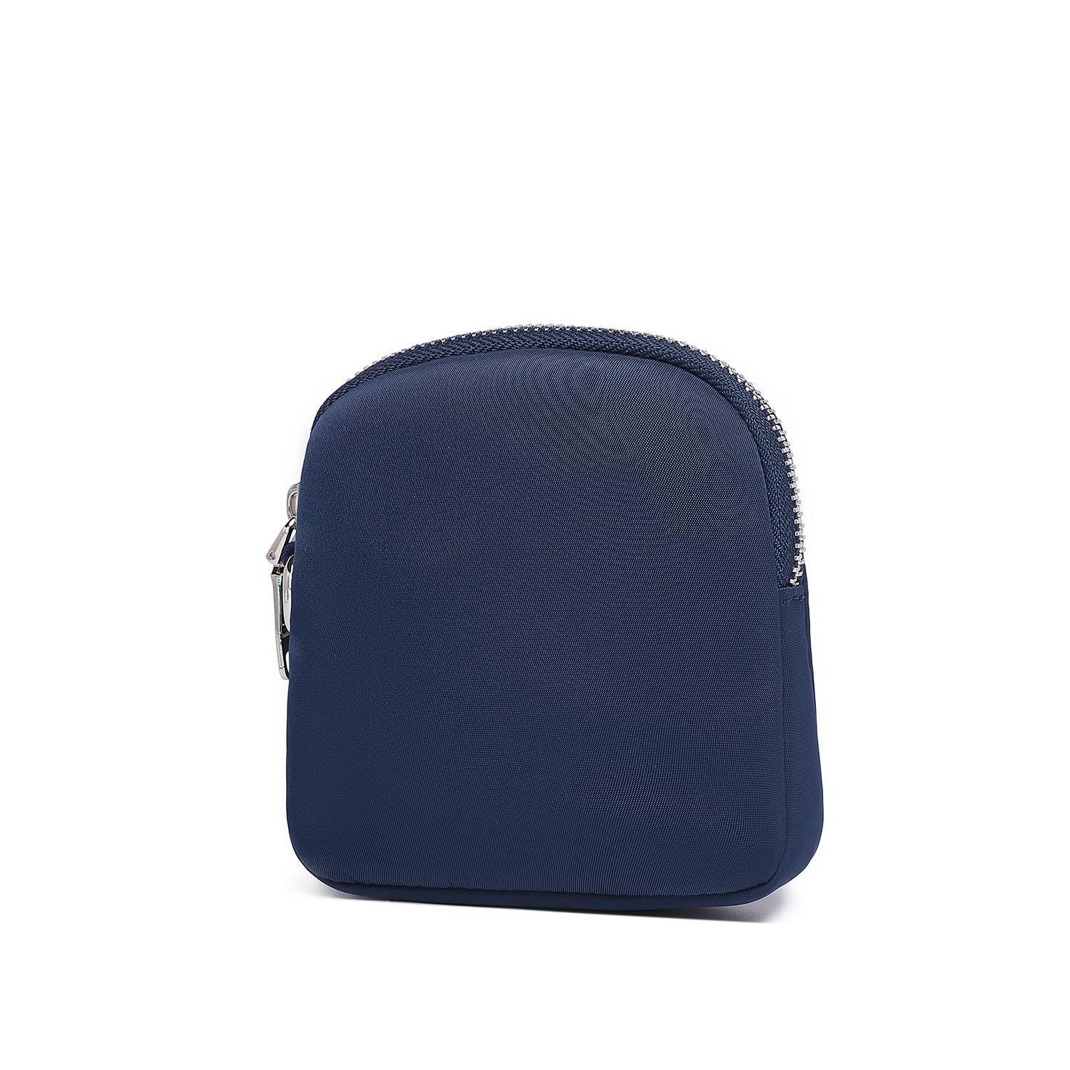 YONBEN Organizer Bag Makeup Bag for Purse Travel Toiletry Pouch Zipper Pouch for Purse Small Makeup Pouch with Pockets Wristband design (black-nylon)… (Navy Blue)
